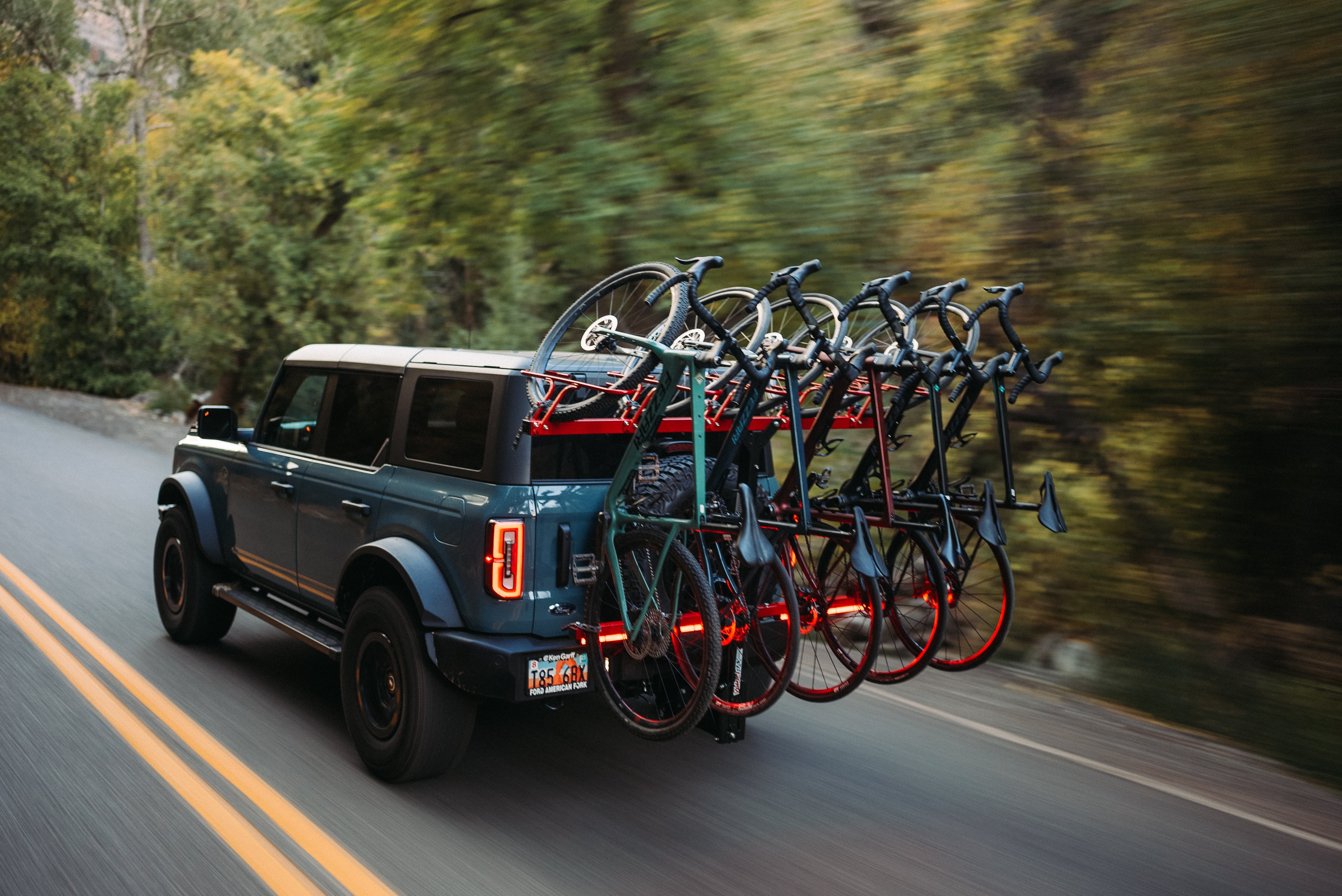 Bike rack for car best sale with no tow bar