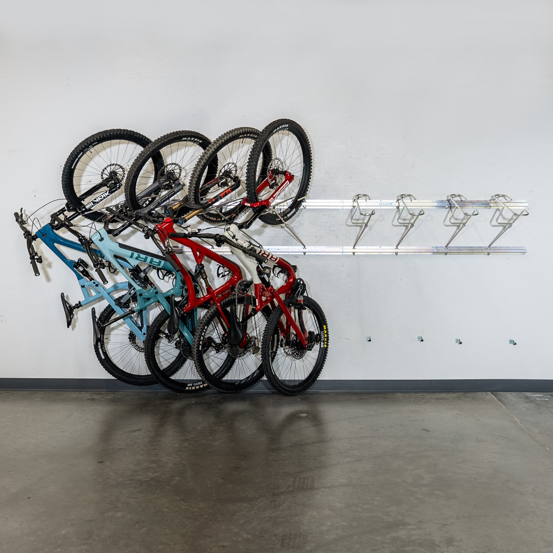 Tilt & Pivot Garage Bike Rack