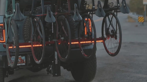 Bike rack online light